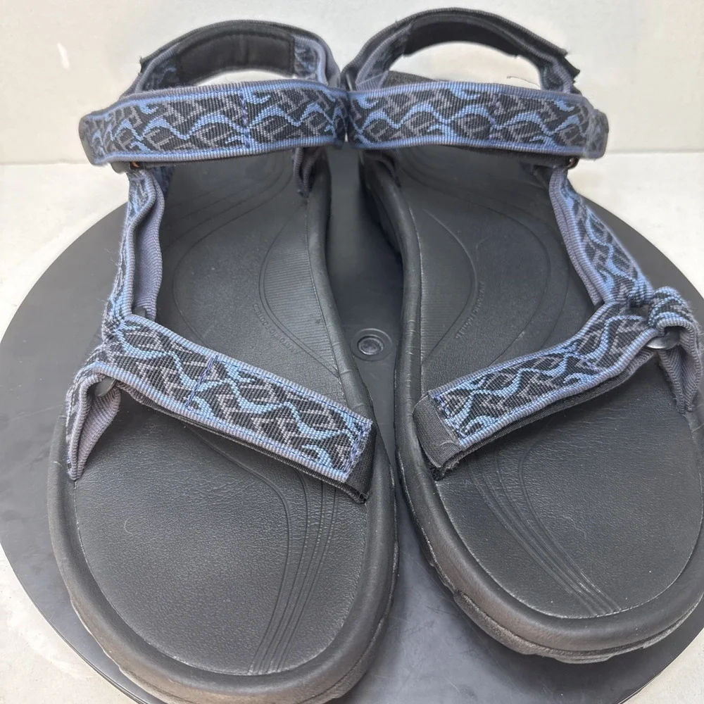 Teva Hurricane Sandals 1093379 Blue Black Mens Outdoor Strappy 13